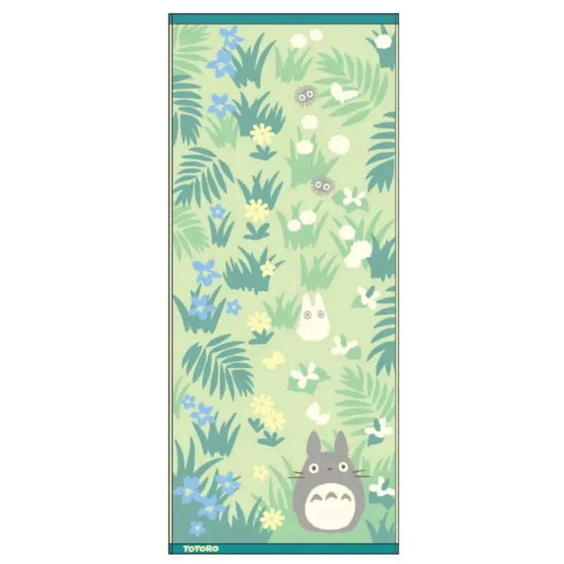 Mon voisin Totoro serviette de toilette Totoro & Butterfly 34 x 80 cm | 4992272922103