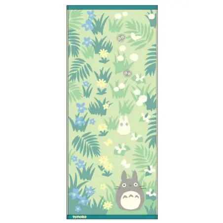 Mon voisin Totoro serviette de toilette Totoro & Butterfly 34 x 80 cm | 4992272922103