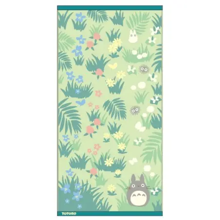 Mon voisin Totoro Grande serviette de toilette Totoro & Butterfly 60 x 120 cm | 4992272922110