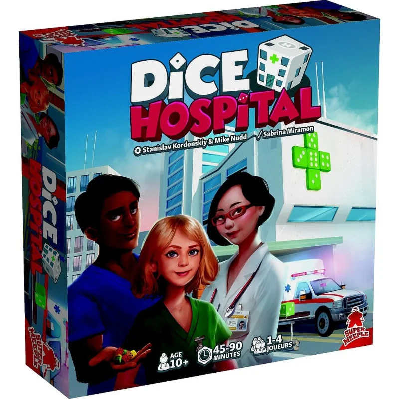Spel: Dobbelsteen Ziekenhuis
Uitgever: Super Meeple
Engelse versie