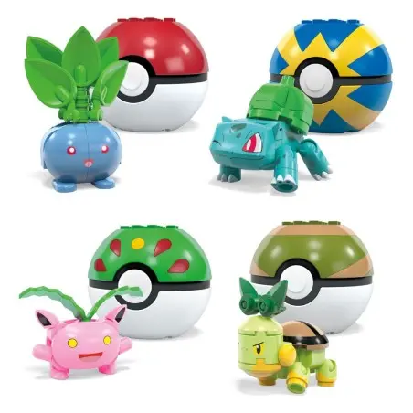 Pokémon jeu de construction MEGA 4 Pokemon Plante | 0194735219421