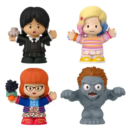 Wednesday pack 4 minifigurines Fisher-Price Little People Collector 6 cm | 0194735222995