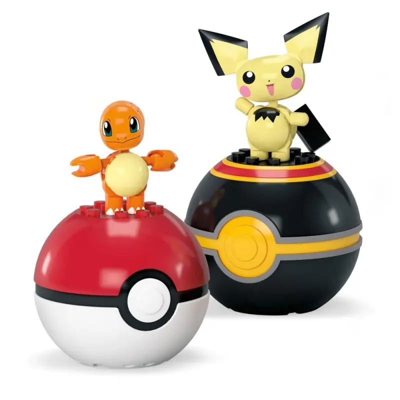 Pokémon jeu de construction MEGA Poké Ball Collection: Salamèche & Pichu | 0194735235759