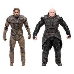 Dune, deuxième partie pack 2 figurines Gurney Halleck & Rabban 18 cm