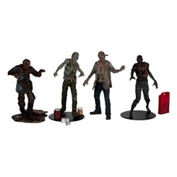 The Walking Dead pack 4 figurines Walkers 13 cm