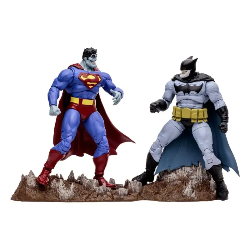 DC Multiverse pack de 2 figurines Bizarro & Batzarro 18 cm | 0787926156935