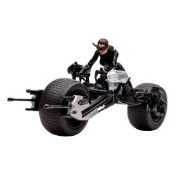 DC Multiverse véhicule Batpod with Catwoman (The Dark Knight Rises)