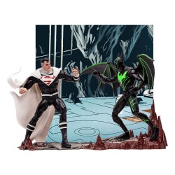 DC Collector figurine Pack de 2 Batman Beyond Vs Justice Lord Superman 18 cm