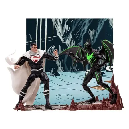 DC Collector figurine Pack de 2 Batman Beyond Vs Justice Lord Superman 18 cm | 0787926157390