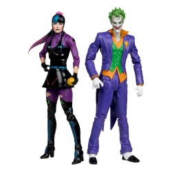 DC Multiverse figurines Pack de 2 The Joker & Punchline 18 cm