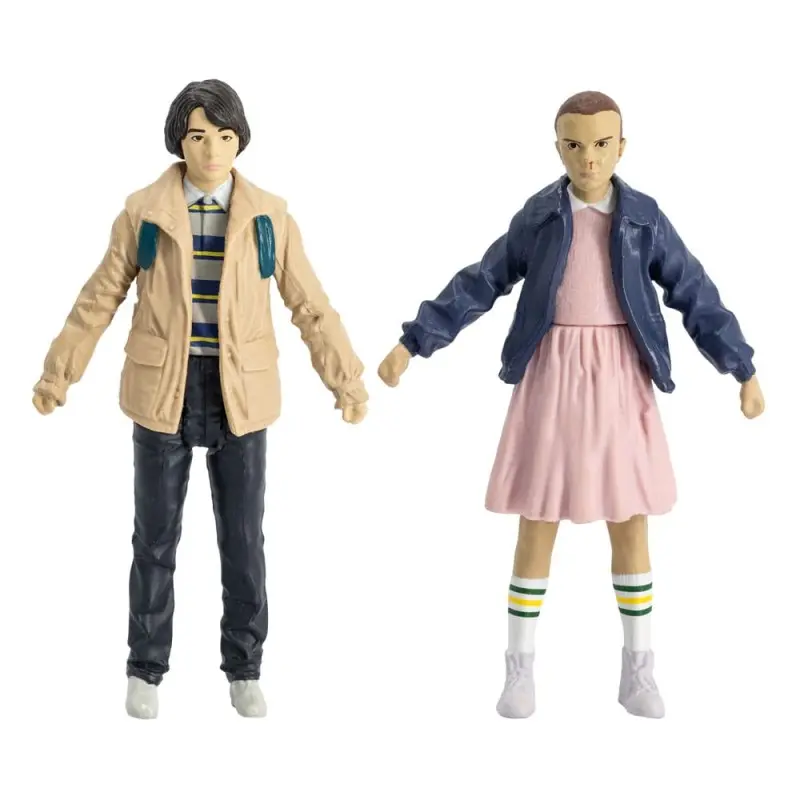 Stranger Things figurines et comic book Eleven and Mike Wheeler 8 cm | 0787926161724