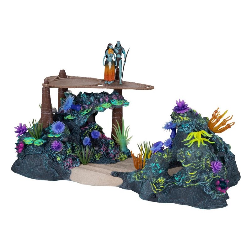 Avatar : La Voie de l'eau figurines Metkayina Reef with Tonowari and Ronal | 0787926164091