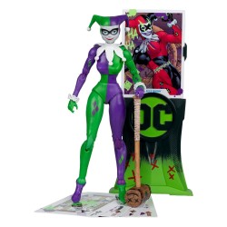 DC Multiverse figurine Harley Quinn (DC Classic) Jokerized (Gold Label) 18 cm