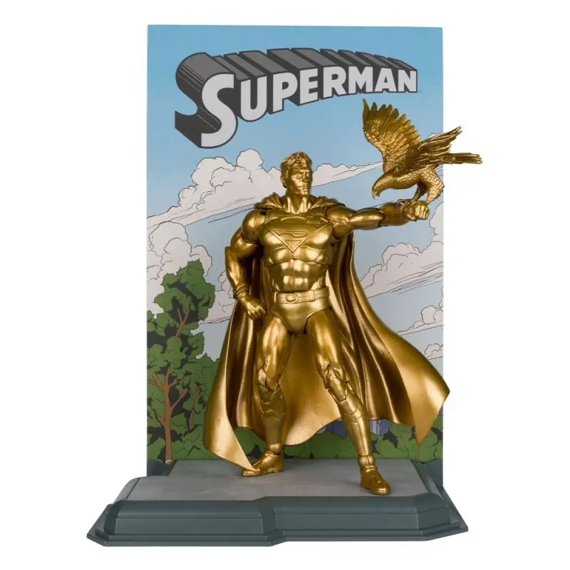 DC Multiverse figurine Superman (Centennial Park Tribute Statue) Gold Label 18 cm | 0787926172898