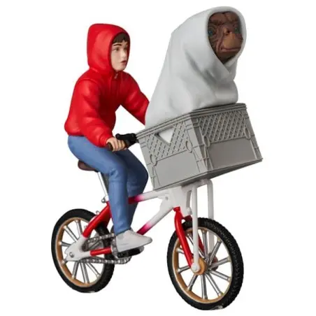 E.T. l'extra-terrestre mini figurine Medicom UDF série E.T. & Elliot Bicycle 9 cm | 4530956158013