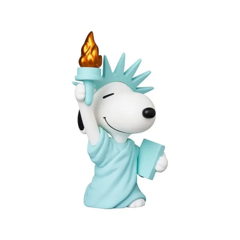 Peanuts mini figurine Medicom UDF série 17 Statue of Liberty Snoopy 7 cm | 4530956158235