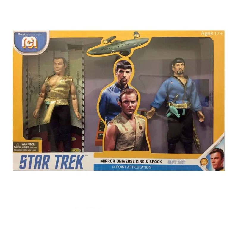 Star Trek pack 2 figurines Mirror Universe Spock & Kirk 20 cm | 0850003511122