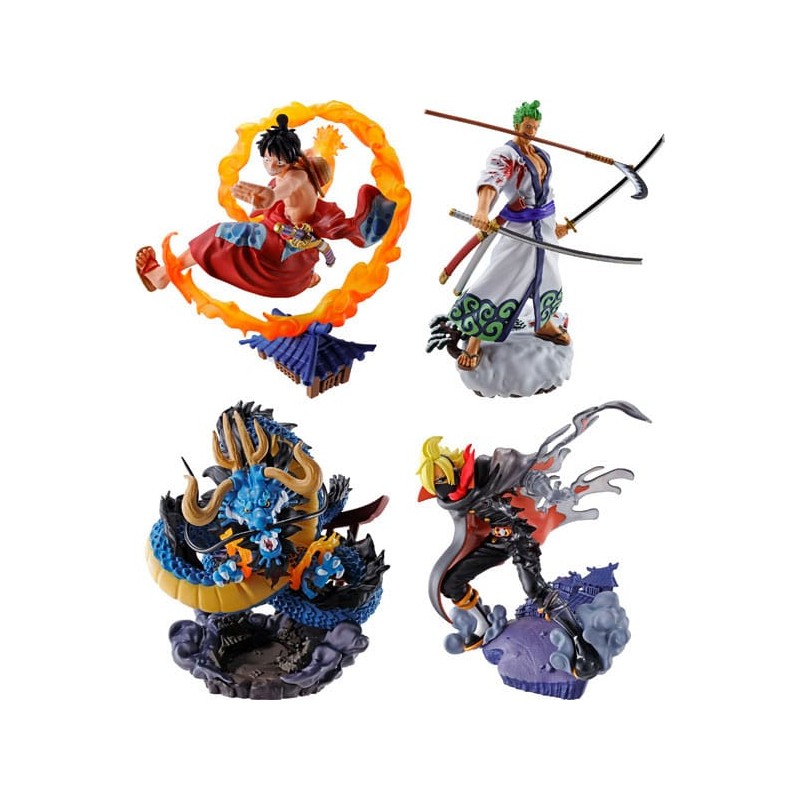 One Piece Petitrama set figurines PVC Logbox Re Birth Wano Kuni Vol.1 9 cm | 4975430518516