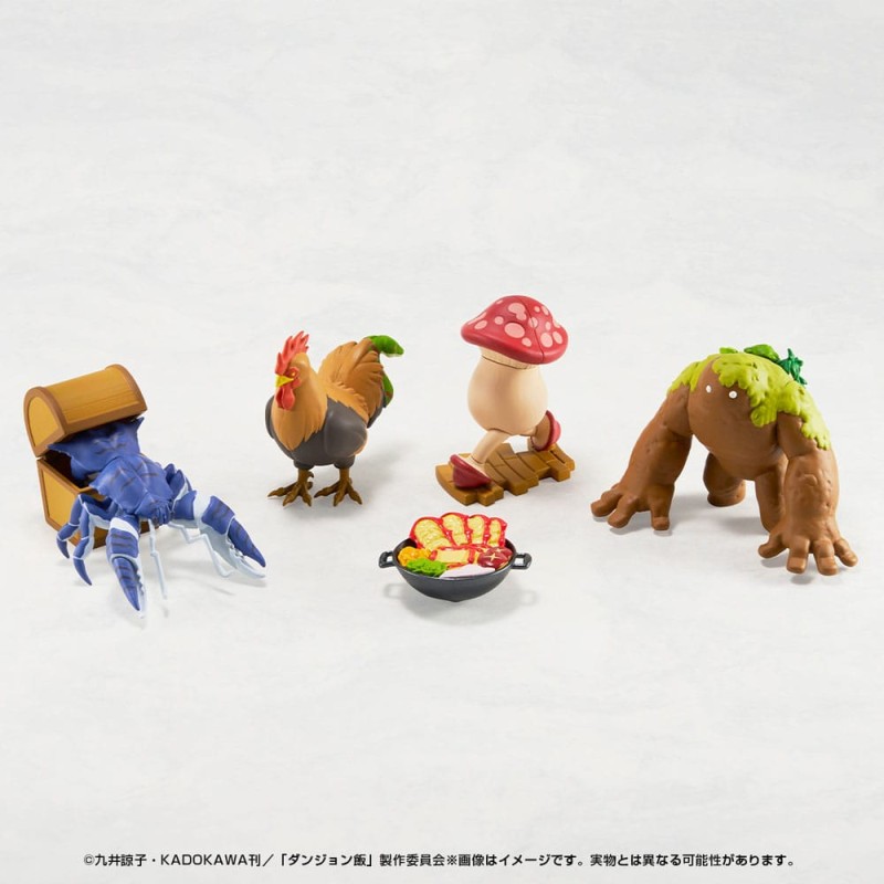 Delicious in Dungeon Kaitai Fantasy pack 4 minifigurines Dungeon Creature 6 cm | 4975430518653