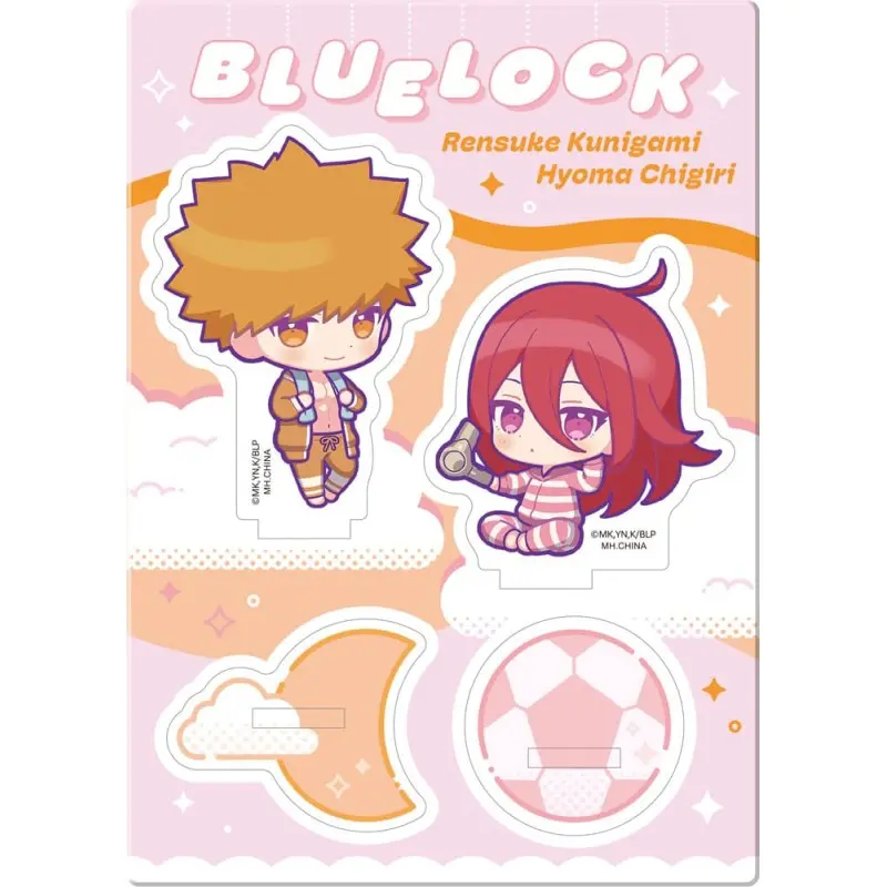 Blue Lock acryl Stand Buddycolle Good Night Ver. 2 Rensuke Kunigami & Hyoma Chigiri 14 cm | 4535123837494