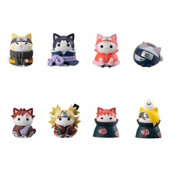 Naruto Shippuden Mega Cat Project assortiment trading figures 3 cm Nyaruto! Ver. Battle with Akatsuki (8)