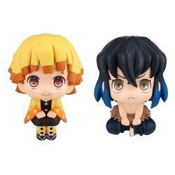 Demon Slayer: Kimetsu no Yaiba statuette PVC Look Up Zenitsu Agatsuma Smile Ver. & Inosuke Hashibira Bossy Ver. 11 cm (with g...