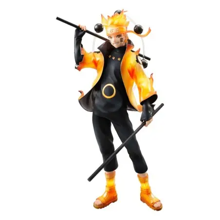 Naruto Shippuden G.E.M. Series statuette PVC Naruto Uzumaki Six Paths Sage Mode 15th Anniversary Ver. 22 cm | 4535123841088