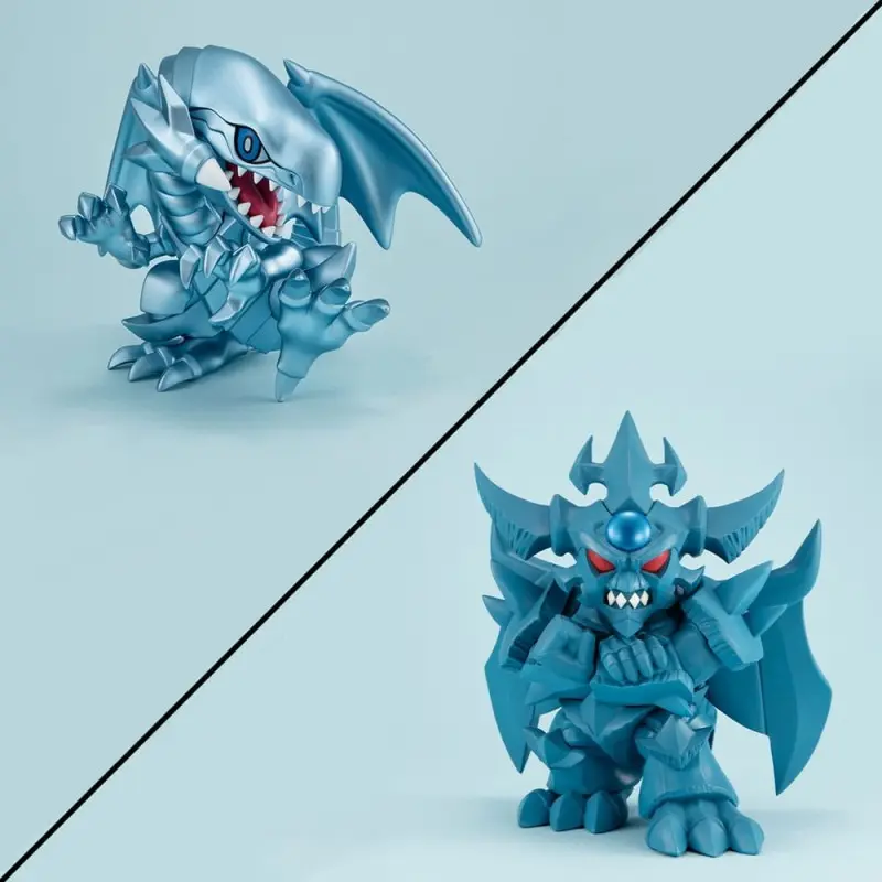 Yu-Gi-Oh! Duel Monsters statuetten PVC Megatoon Blue Eyes White Dragon & Obelisk the Tormentor (with gift)  | 4535123841279