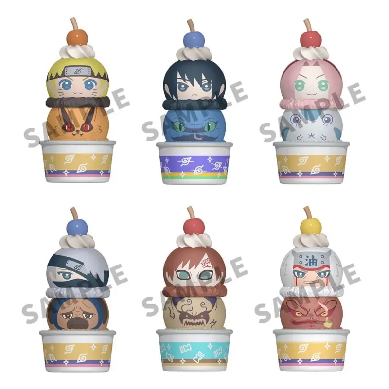 Naruto Shippuden pack 6 trading figures Tsumichen Stack up & Change 8 cm (with gift)   | 4535123842061