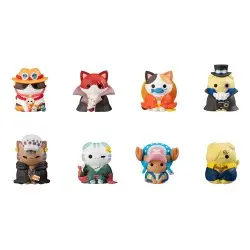 One Piece Mega Cat Project assortiment trading figures 3 cm NyanPieceNyan! I'm gonna be king of Paw-rates Vol. 1 (8)