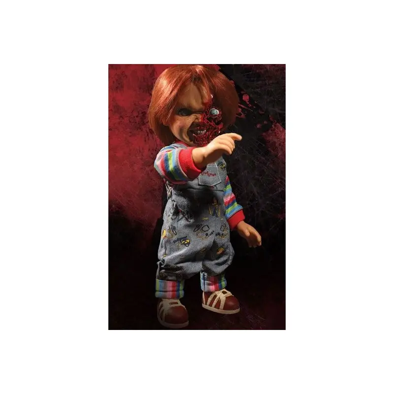 Chucky 3 poupée parlante Designer Series Pizza Face Chucky 38 cm | 0696198780208