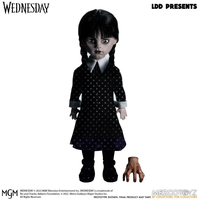 Wednesday Living Dead Dolls poupée Wednesday Addams 25 cm | 0696198996531