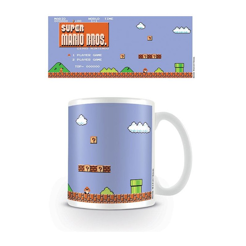 Super Mario Bros. mug Retro Title