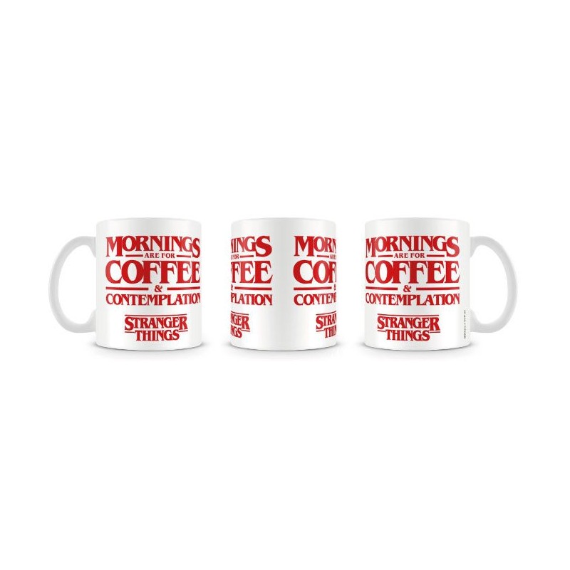 Stranger Things mug Coffee and Contemplation