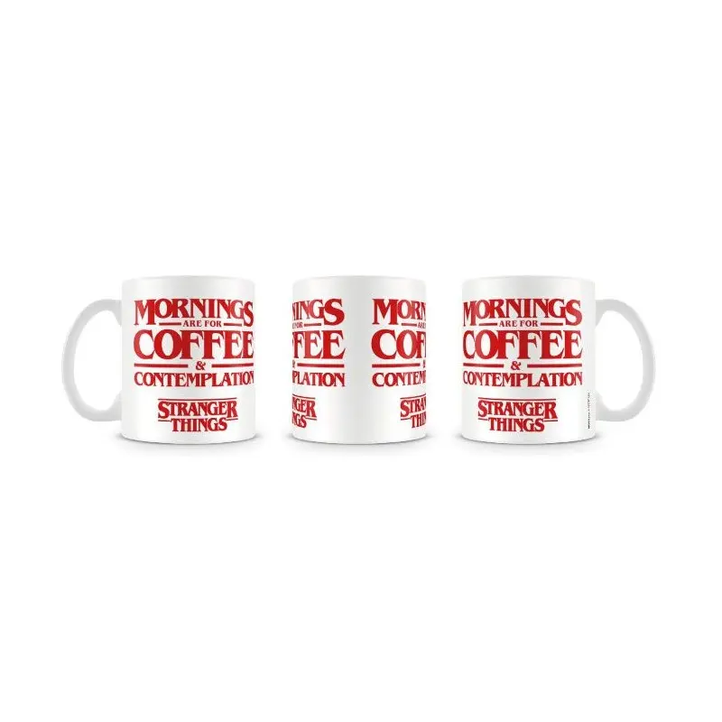 Stranger Things mug Coffee and Contemplation | 5050574252454