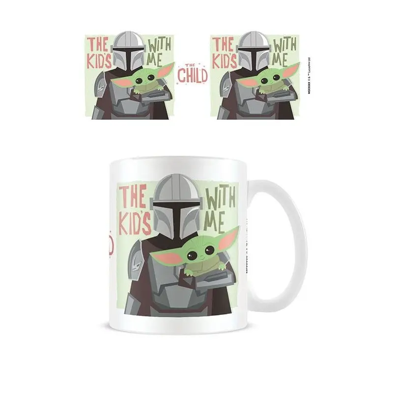 Star Wars The Mandalorian mug The Kids With Me | 5050574262132