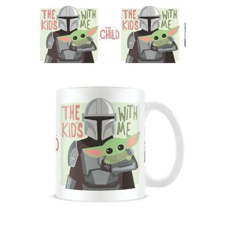 Star Wars The Mandalorian mug The Kids With Me | 5050574262132