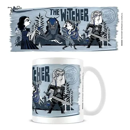 The Witcher mug Illustrated Adventure | 5050574263672