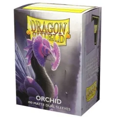 produit : Dual Matte Sleeves - Orchid 'Emme' (100 Sleeves) marque : Dragon Shield