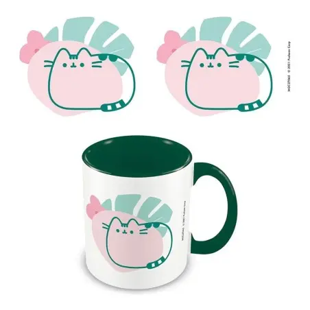 Pusheen mug Tropical Green | 5050574270656