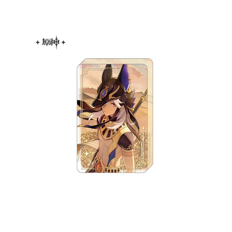 GGenshin Impact Ornement en acrylique avec paillettes Cyno 8,5 cm