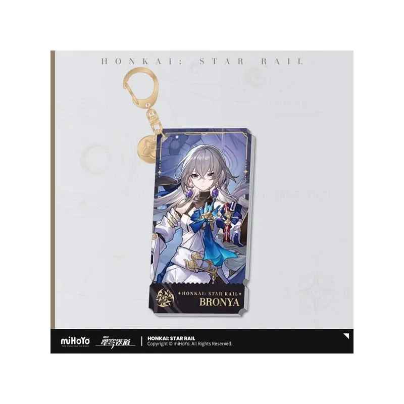 Honkai: Star Rail Character porte-clés Bronya 9 cm | 6976068142461