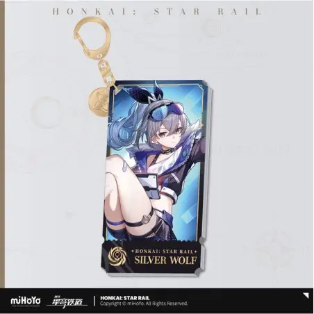 Honkai: Star Rail Character porte-clés Silver Wolf 9 cm | 6976068142720