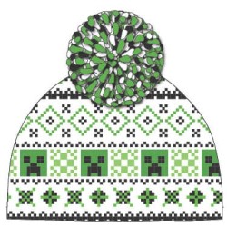 Minecraft bonnet Pom-Pom 