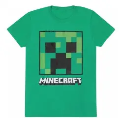 Minecraft T-Shirt Creeper Face  (L) | 5056811521765