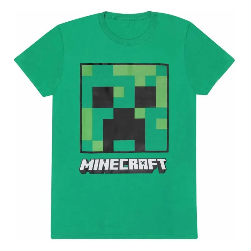 Minecraft T-Shirt Creeper Face  (L) | 5056811521765