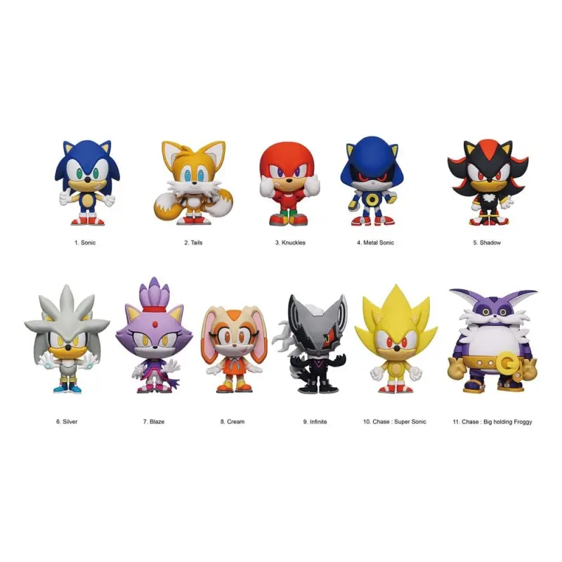 Sonic - The Hedgehog porte-clés sac à dos 3D Series 2 (24) | 0077764360152