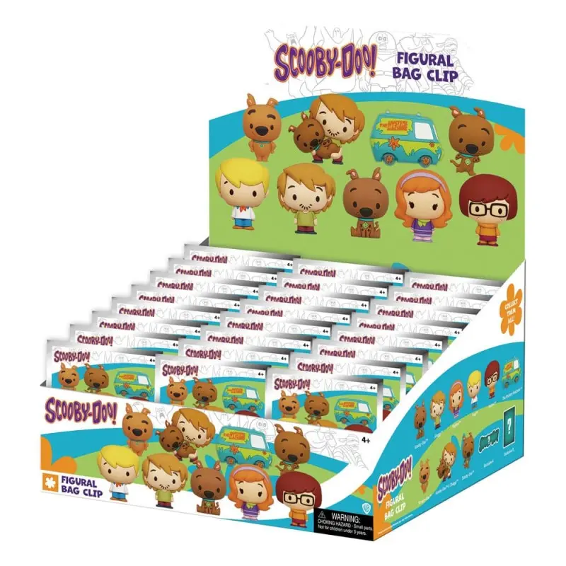 Scooby Doo présentoir porte-clés sac à dos 3D Series 1 (24) | 0077764472251