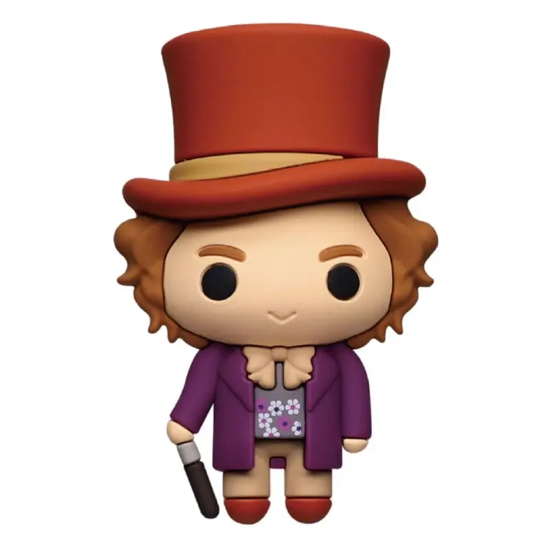 Charlie et la Chocolaterie aimant 3D Willy Wonka  | 0077764472930