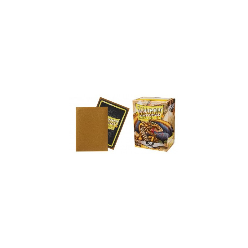 Dragon Shield Standard Sleeves - Matte Gold (100 Sleeves)